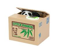 Xrten Hucha Automatica Niños, Electrónica Panda Roba la Moneda Dinero Cumpleaños para niños