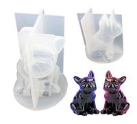 Xrten Molde de Silicona para Velas, Moldes de Velas 3D, Molde de Resina de Silicona para Decoración, Molde para Vela para Decoración del Hogar, Manualidades, Velas Aromáticas, Jabón