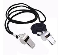 Xrten Silbatos Deporte de Acero Inoxidable para Futbol, Árbitros,Entrenadores, Supervivencia Emergencia ect,2 Pcs