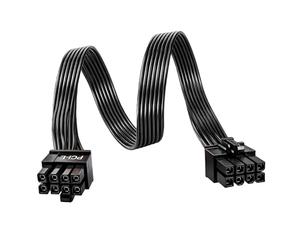 xruc Cable PCIe 8 Pines para GPU, Cable de Alimentación 8 Clavijas ATX a 6+2 Pines, Conductor de Corriente 8 Clavijas PCIe para Tarjeta Gráfica, Compatible Con Corsair Thermaltake ARESGAME, 62 Cm