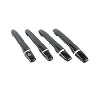 XRUKGUO Coche Tirador Puerta Exterior Para Mitsubishi Para Lancer Para Evolution X EVO 2008-17 Manija Puerta Exterior Coche Moldura Cubierta Embellecedora Decoración Auto Negro