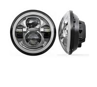 XRUKGUO Faro LED Para Motocicleta Faro Delantero LED E24 DOT 7 "para V-star Para Drag Star 650 1100 Para Road 1600 1700 Para Royal 1300 45" Luces Antiniebla Que Pasan(Type 71 Chrome)