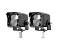 XRUKGUO Faros Antiniebla Para Motocicleta Luz Led Auxiliar Conducción Foco Doble Color Lámpara Para Moto Motocicleta Faro(2 piezas)
