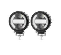XRUKGUO Foco LED Motocicleta Luz Blanca Amarilla Faro Auxiliar 10V-48V Lámpara Antiniebla Conducción Moto Coche Para UTV Camión 3,5 Pulgadas Motocicleta Faro(2 piezas)