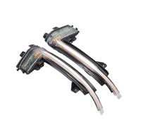 XRUKGUO Indicadores De Espejos Luz LED Intermitente Dinámica Para Espejo Retrovisor Intermitente Lateral Para A3 8P B8.5 A4 A5 B8 Q3 A6 C6 4F S6 S4 S5 S6 A8 D3 8K S8(Crystal style-A)