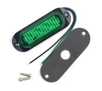 XRUKGUO Luz De Posición Lateral Universal De 12V-24V Con 4 LED, Resistente Al Agua, Luz Indicadora Para Camión, Remolque, Furgoneta, Camioneta, Barco Trasera Recuperación Luces