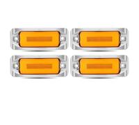 XRUKGUO Luz LED De Posición Lateral Cuadrada Para Camión, 12V, 24V, Intermitente Trasera Roja Y Amarilla, Para Remolque, Alta, Para Coche Y Camión. Trasera Recuperación Luces