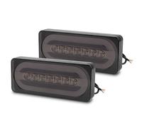 XRUKGUO Luz Trasera LED 3 En 1, Cuadrada, Intermitente Freno, Roja Y Amarilla, DRL, Advertencia Marcha Y Parada Para Coche, Camión, Remolque, 12V/24V Trasera Recuperación Luces