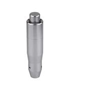 XRUKGUO Palanca De Cambios Coche Perilla Cambio Automática Botón Pulsador Metal Automóvil Manija Palanca Aluminio Cabezal Larga Compatible Mayoría Transmisiones(145mm Titanium)