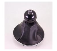XRUKGUO Palanca De Cambios Coche Perilla De Cambio De 5 Velocidades Con Funda De Cuero Para Fiat 500 500C 2007 2008 2009 2010 2011 2012 2013 2014 2015 2016 2017 2018(Gear shift knob boot)