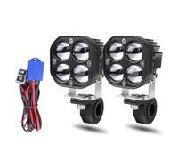 XRUKGUO Para Motocicleta Camión Coche Para SUV Para ATV 4X4 24V 12V 3 Pulgadas Focos LED Lámpara Antiniebla Faro Auxiliar Motocicleta Faro