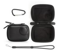 XRVRILE Funda para Insta360 Go Ultra Accesorios, Piel Sintética Cámara Protección Case con Cordón y Mosquetón, Almacenamiento Compacto Resistente a los Golpes para Viajes al Aire Libre