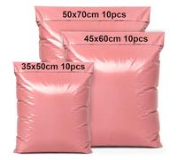 XRXYMQ 3 tamaños bolsas de envío 30 unidades bolsas de envío ropa paquetes rosa