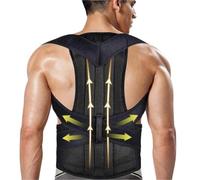 XS-5XL Tallas Grandes Corrector De Espalda para Escoliosis Corrector De Postura Enderezador De Espalda Ajustable Y Faja Lumbar Cinturón De Soporte Lumbar Completo(3XL)