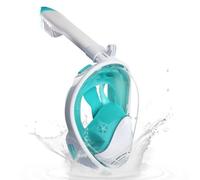 (XS) Máscara de buceo con esnórquel para niños, máscara de cara completa para entrenamiento de natación,