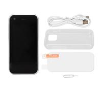 XS11 Mini Smartphone, Pantalla HD de 2,5 Pulgadas 3G Desbloqueado Teléfono Móvil para Android 6, Dual Sim, 1 GB/8 GB, Teléfono de Copia de Seguridad Comercial con Cámara Dual, Ligero(Perla blanca)