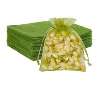 Xsacs De Protection Pour Fruits, Sacss De Fruits Anti-insectes, Sacs En Organza 17x23 Cm, Sacss D'emballage De Bonbons, Sac Cosmétiques À Cordon, Sacs Cadeaux De Couleur Unie, Organza En Fil De Perles