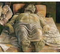 XSBPDPII Pintura al óleo Lienzo Pintura Poster Vintage Pinturas el cristo muerto de andrea mantegna para Decoración de Pared 60x90cm