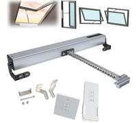 XSDAJSD Abridor de Ventanas eléctrico de Cadena de 24 V con Control Remoto e Interruptor, Abre y Cierra Ventanas automático, para tragaluces, invernaderos y respiraderos de Techo, 1000 mm