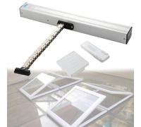 XSDAJSD Abridor de Ventanas eléctrico - Herrajes para Ventanas para el hogar. Abridor/Cierra Ventanas automático, actuadores de Cadena Integrados con Recorrido de 300-1000 mm, 600 mm.
