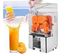 XSDAJSD Exprimidor de cítricos eléctrico Comercial de Acero Inoxidable, exprimidor automático de Naranja, silencioso, Potente para Mucho más Jugo, Naranja, limón y Pomelo.