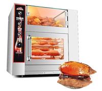 XSDAJSD Horno eléctrico automático de sobremesa de 2200 W con Caja Aislante, Ajuste de Temperatura de 50-250 °C, Temporizador automático de 0-60 min, Ideal para Asar boniatos.
