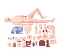 XSDAJSD Maniquí de atención al Paciente: módulo básico de enfermería para traumatismos, Modelo anatómico Humano Multifuncional para simulación de enseñanza médica.