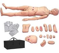 XSDAJSD Maniquí de demostración para atención al Paciente, simulador de maniquí Humano de tamaño Natural, Modelo Humano de PVC para capacitación médica y de enfermería.