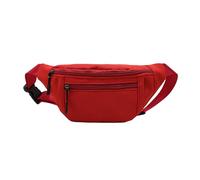 XSDSLS Riñonera Bum Bag para Mujeres Hombres Nylon Bolsa Crossbody Moda Riñonera Bolsa de Viaje Riñonera Impermeable para Viajes Caminar al Aire Libre Gimnasio Regalos para Las Mujeres (Rojo)