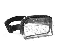 XSDSLS Riñonera Transparente,Impermeable, riñonera aprobada para estadios, para Deportes, Viajes, conciertos, Festivales (Transparente)