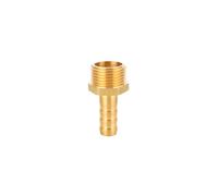 XSDSM Accesorios de Boquilla de Manguera de Latón Conector Hexagonal Adaptador de Manguera Macho Conector de Manguera para Conexión de Tubería,G 3/8 "Hilo Externo - 8 MM