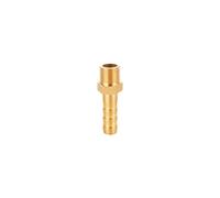 XSDSM Accesorios de Boquilla de Manguera de Latón Conector Hexagonal Adaptador de Manguera Macho Conector de Manguera para Conexión de Tubería,G 1/8 "Hilo Externo - 6 MM