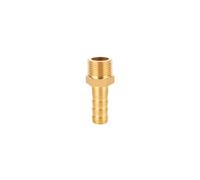 XSDSM Accesorios de Boquilla de Manguera de Latón Conector Hexagonal Adaptador de Manguera Macho Conector de Manguera para Conexión de Tubería,G 1/4 "Hilo Externo - 8 MM
