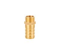 XSDSM Accesorios de Boquilla de Manguera de Latón Conector Hexagonal Adaptador de Manguera Macho Conector de Manguera para Conexión de Tubería,G 3/8 "Hilo Externo - 16 MM