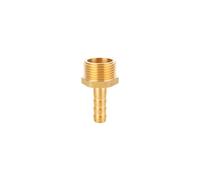 XSDSM Accesorios de Boquilla de Manguera de Latón Conector Hexagonal Adaptador de Manguera Macho Conector de Manguera para Conexión de Tubería,G 3/8 "Hilo Externo - 6 MM