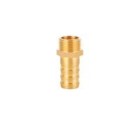 XSDSM Accesorios de Boquilla de Manguera de Latón Conector Hexagonal Adaptador de Manguera Macho Conector de Manguera para Conexión de Tubería,G 3/8 "Hilo Externo - 14 MM