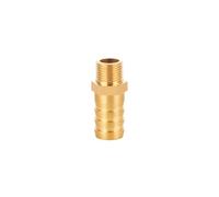 XSDSM Accesorios de Boquilla de Manguera de Latón Conector Hexagonal Adaptador de Manguera Macho Conector de Manguera para Conexión de Tubería,G 1/4 "Hilo Externo - 14 MM