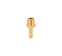 XSDSM Accesorios de Boquilla de Manguera de Latón Conector Hexagonal Adaptador de Manguera Macho Conector de Manguera para Conexión de Tubería,G 1/4 "Hilo Externo - 6 MM