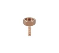 XSDSM Accesorios de Rosca Interna Conector de Manguera de Latón Conectores de Tubería Rectos Conectores de Manguera para Conexiones de Tubería,G 1/2 "Hilo Interno - 6 MM