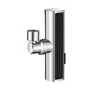XSDSM Accesorios para Grifo Giratorio con Rotación de 360° Aireador de Grifo Extensor Multifunción 3 en 1 Apto para Cocina y Baño, Cromo