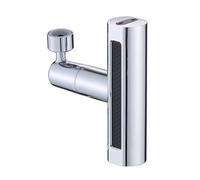 XSDSM Accesorios para Grifos Extensión de Grifo Giratoria Aireador Flujo de Agua Multifunción de Cuatro Modos Adecuado para Lavabos y Fregaderos de Verduras, Cromo