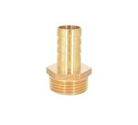 XSDSM Conector de Manguera de Laton Conectores de Tubería Rectos Accesorios de Rosca Macho Conectores de Manguera para Conexiones de Tubería,G 1 "Hilo Externo - 19 MM