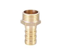XSDSM Conector de Manguera de Latón Conectores de Tubería Rectos Accesorios Roscados Conectores de Manguera para Conexiones de Tubería,G 1/2 "Hilo Externo - 14 MM