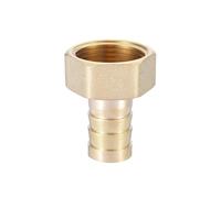 XSDSM Conector de Manguera de Latón Conectores de Tubería Rectos Accesorios Roscados Conectores de Manguera para Conexiones de Tubería,G 3/4 "Hilo Interno - 16 MM