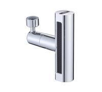 XSDSM Extensión de Grifo con Caño Giratorio Accesorios de Grifo Aireador Multifuncional 4 en 1 Adecuado para Baño Cocina, Cromo