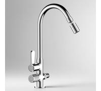 XSDSM Grifería De Cocina Grifo De Lavavajillas Grifos Cocina Fregadero,Plata