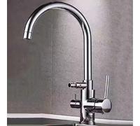 XSDSM Grifo Cocina Fregadero 360 ° Grifo De Lavavajillas Giratorio,Plata