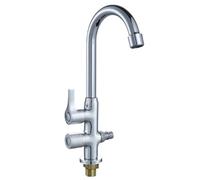 XSDSM Grifo Cocina Fregadero Con Conector De Lavavajillas Grifo Cocina Con 2 Tipos De Chorro,Plata
