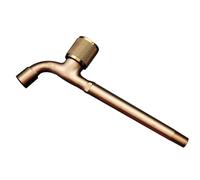 XSDSM Grifo Jardin Grifo Exterior Pared con Caño de Malla Manija Única Apto para Mop Pool G1/2, Acero Inoxidable,Oro Rosa,30 CM