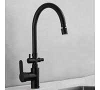 XSDSM Grifos De Cocina Grifo De Cocina Multifuncional Con Interfaz De Lavavajillas,Negro